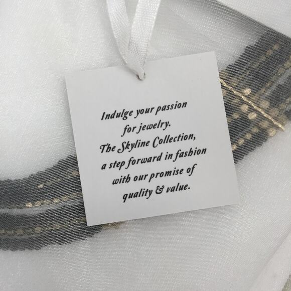 Skyline Collection Step into Style Black & Gold Beaded Necklace & Bracelet - Picture 2 of 7